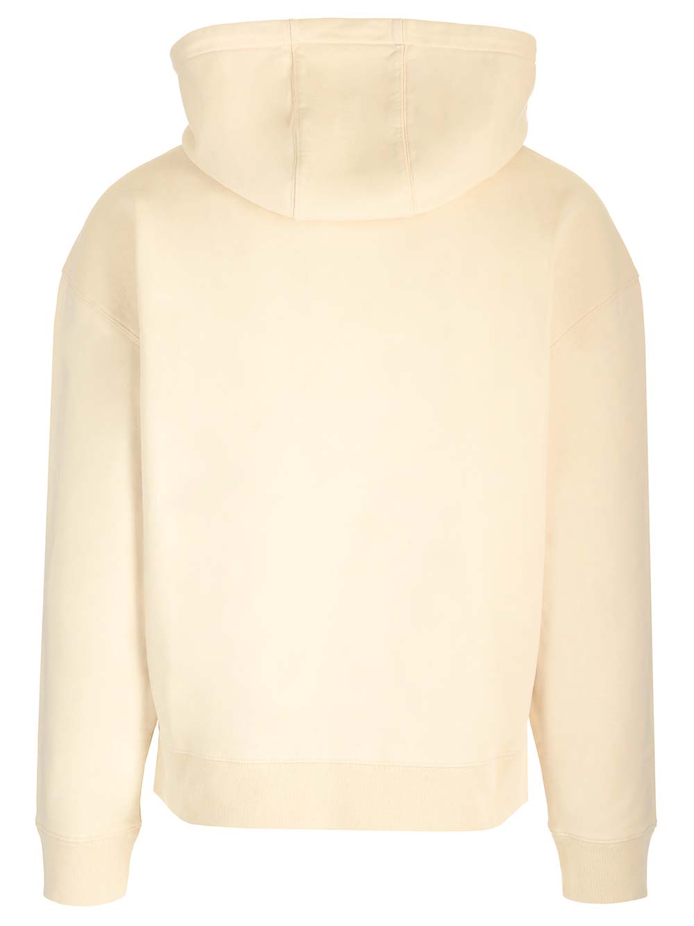 Shop Maison Kitsuné Fox Patch Hoodie In Beige