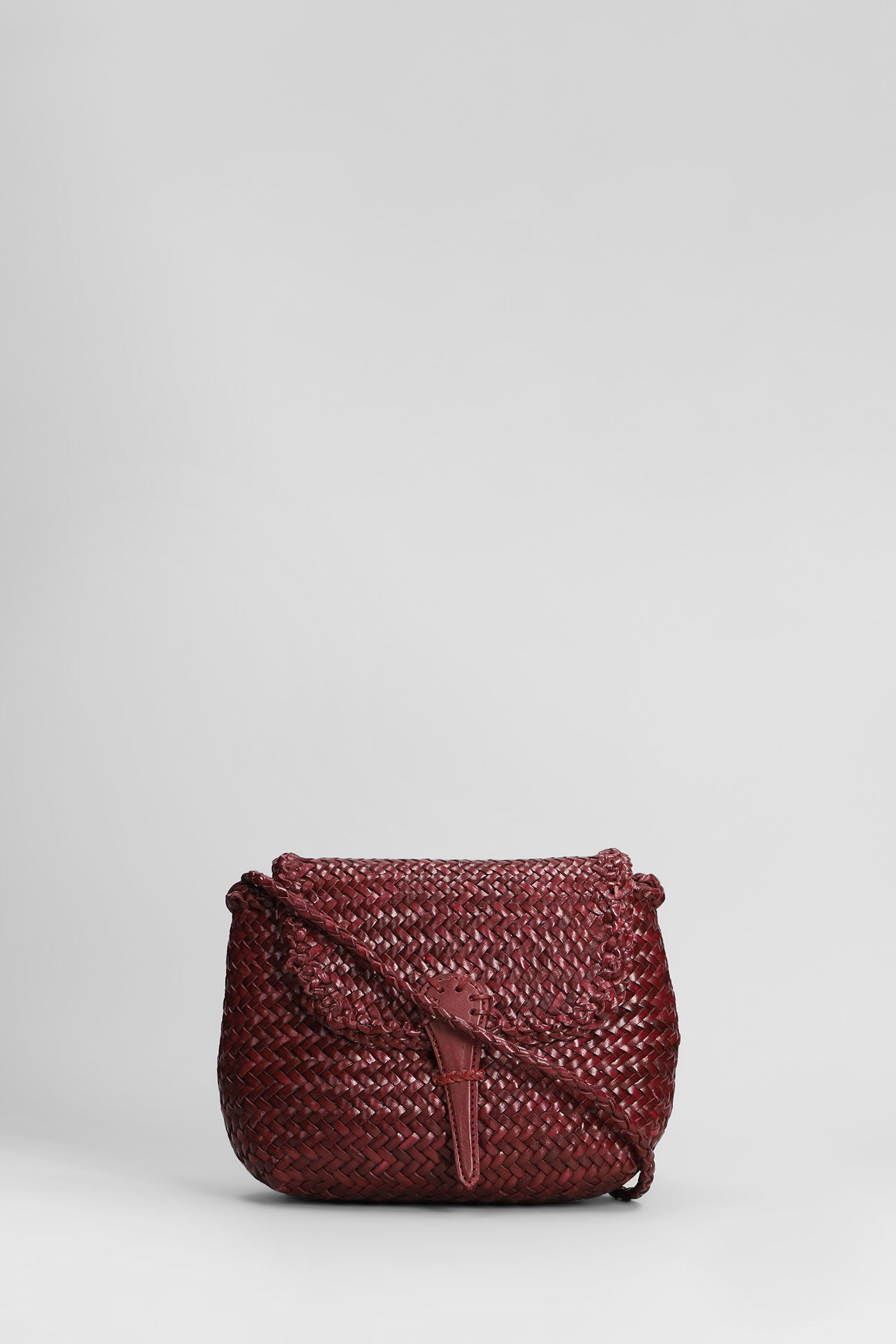Mini City Bag Shoulder Bag In Bordeaux Leather