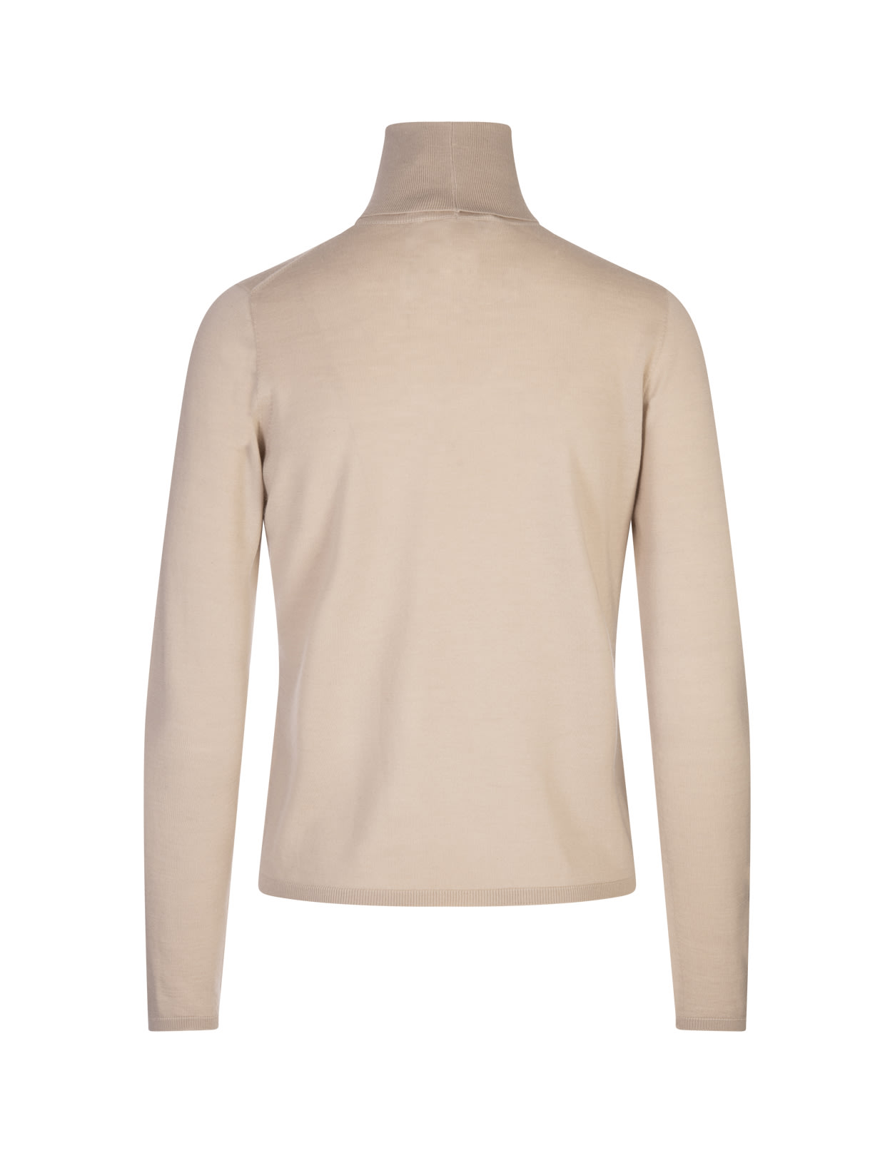 Shop Max Mara Beige Adda Turtleneck Sweater In Brown