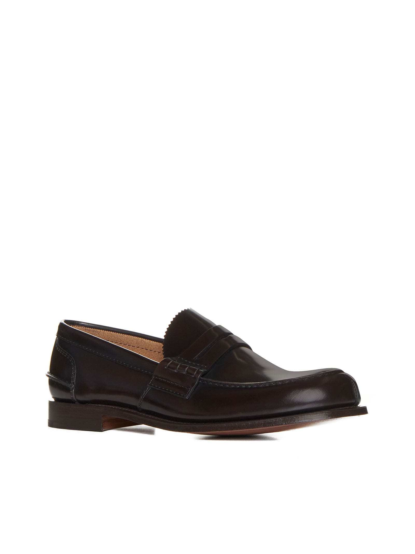 Shop Church's Loafers In Light Ebony