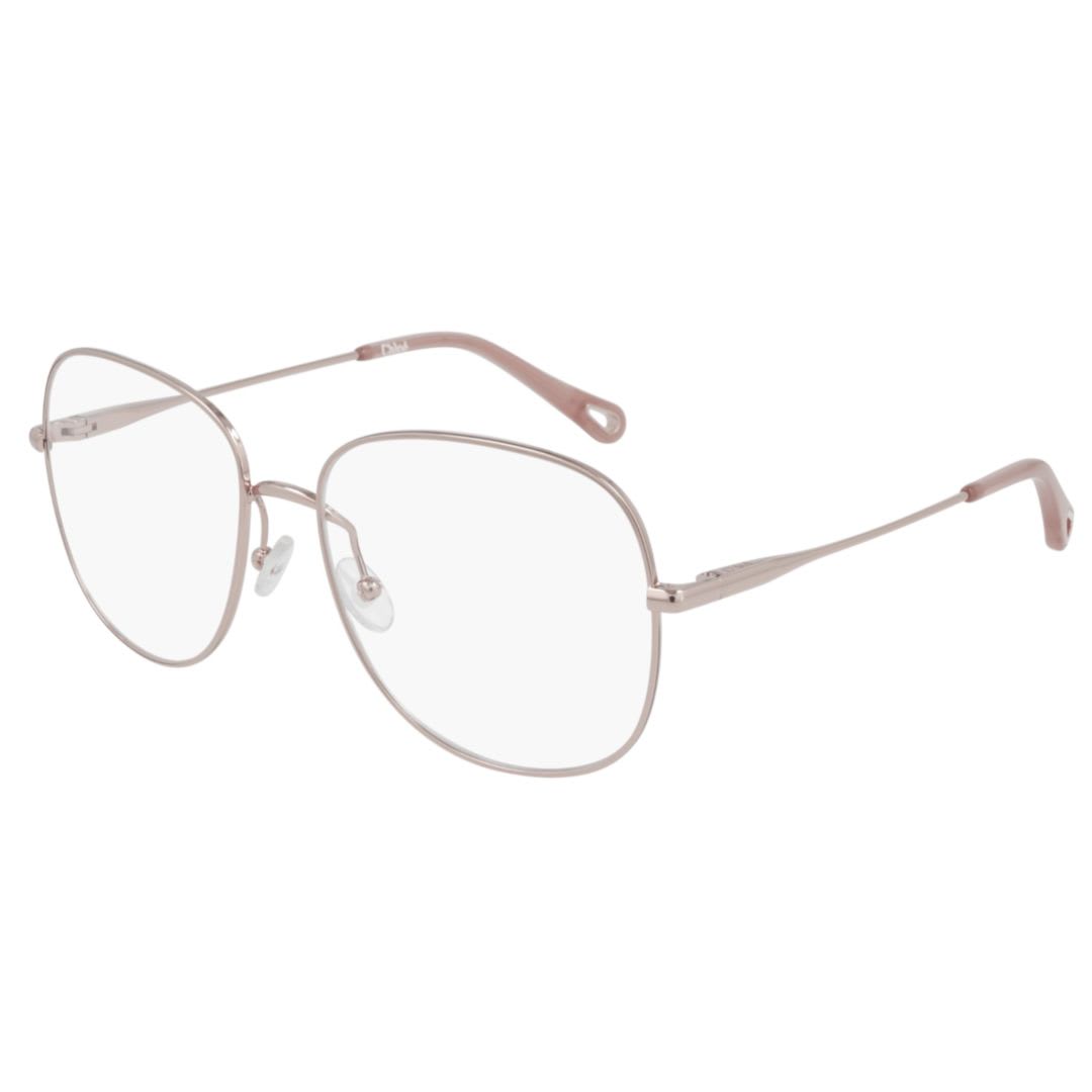 Chloé Ch0022o002 Gold Gold Transparent In Neutral
