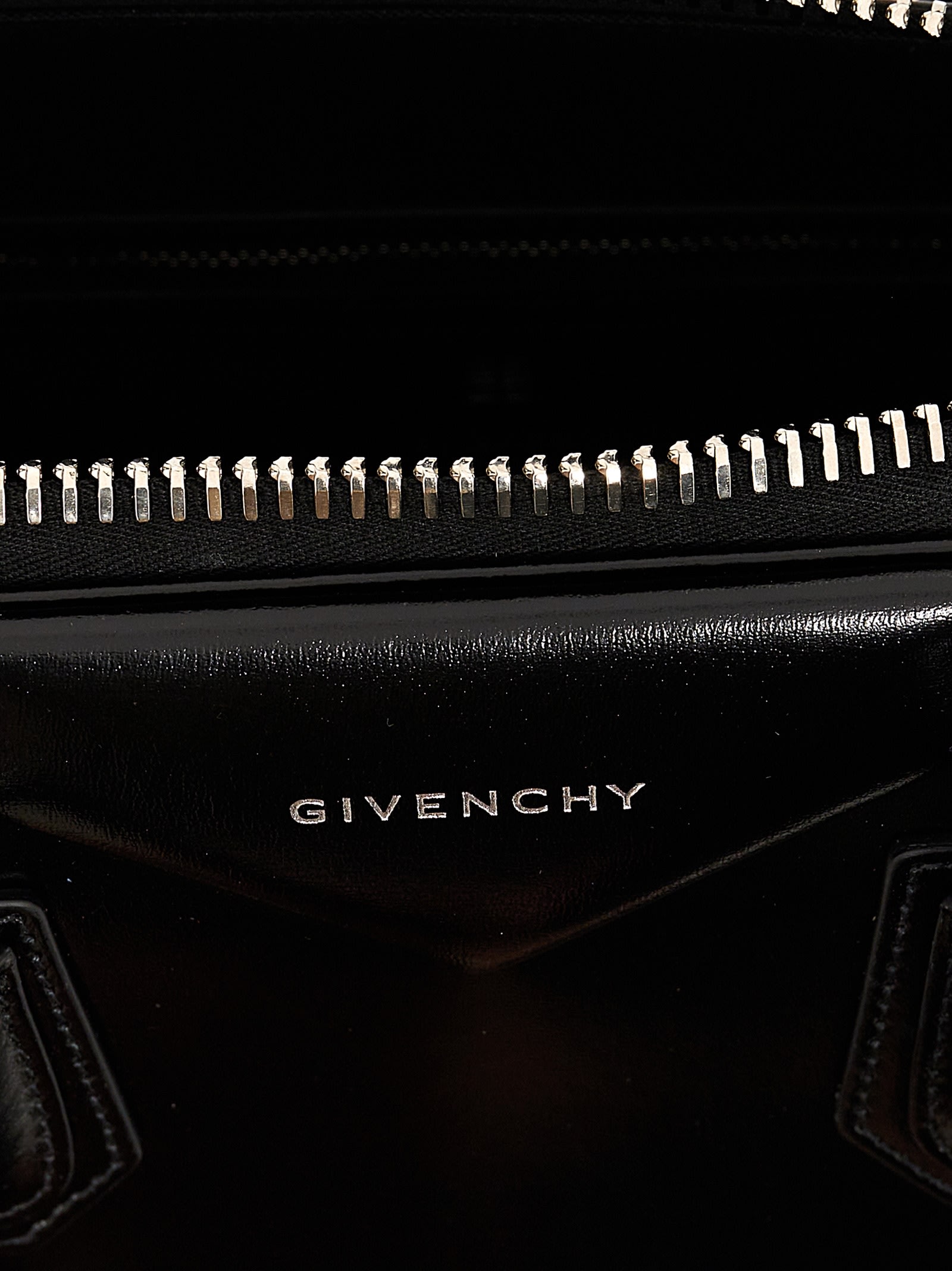 Shop Givenchy Antigona Small Handbag In Black