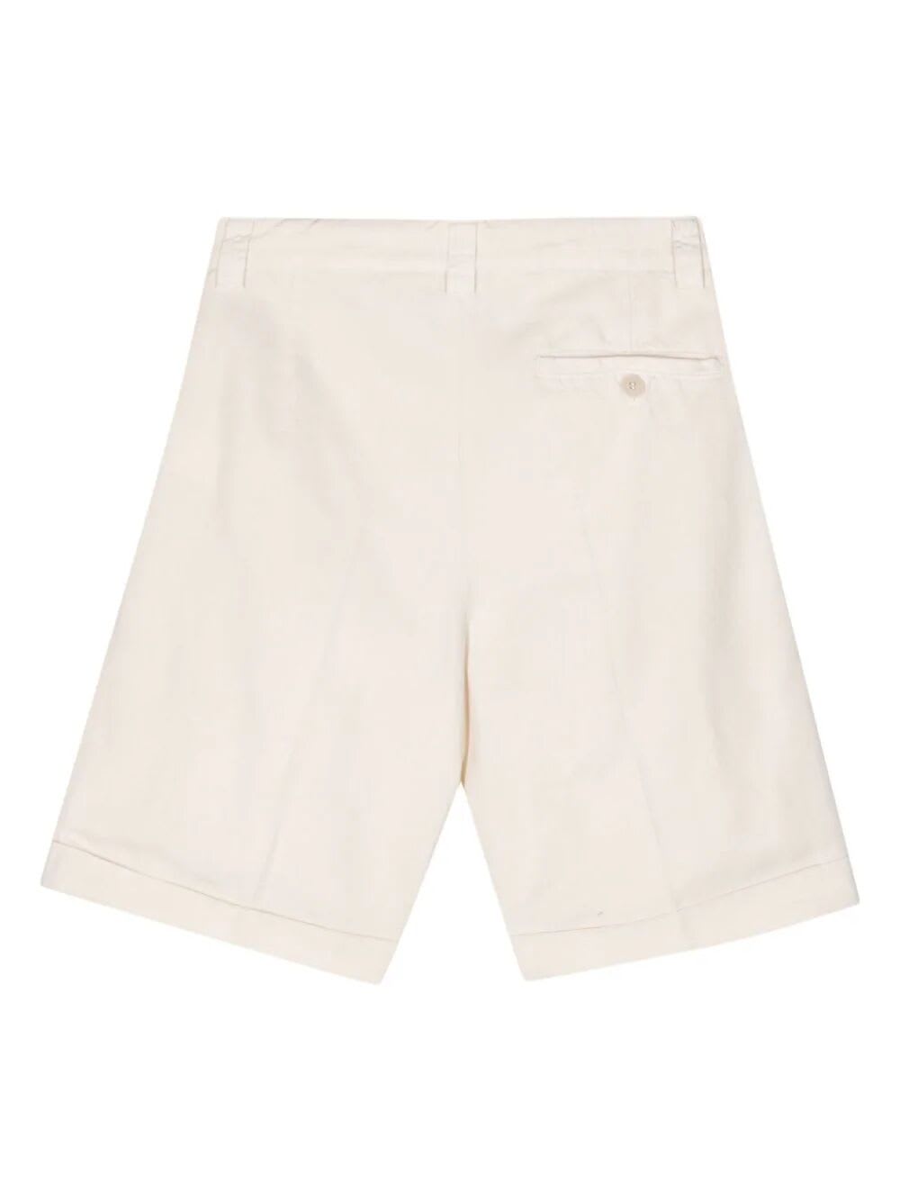 Shop Aspesi Mod 0210 Shorts In Natural