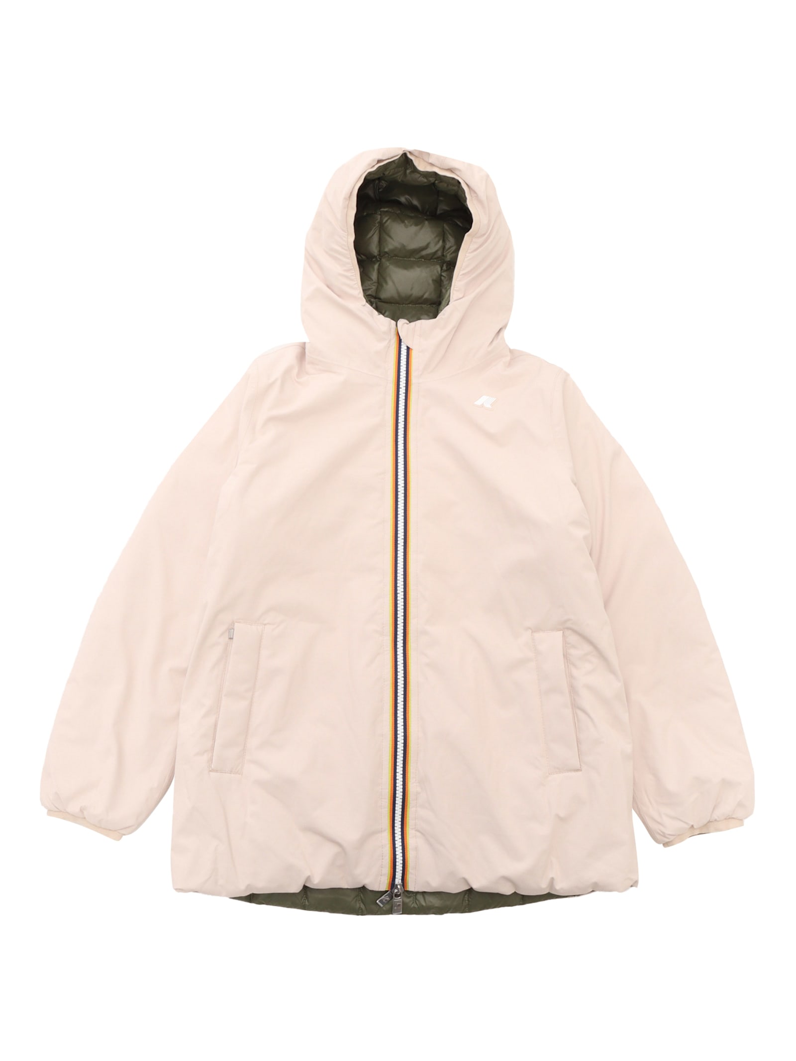 K-way P. Sophie St Thermo Double Down Jacket In Pink