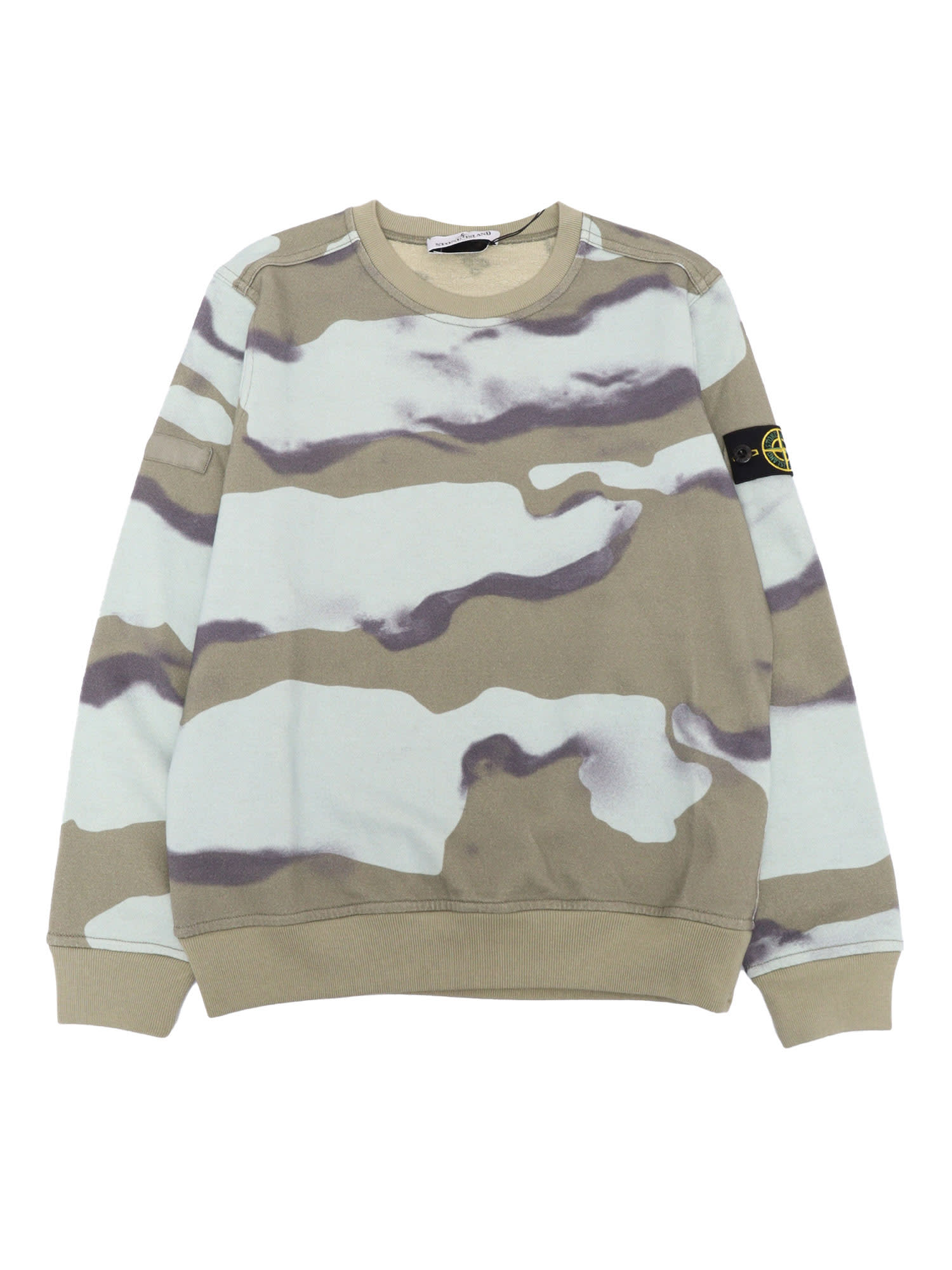 Stone Island Reversible Sweatshirt In Brown