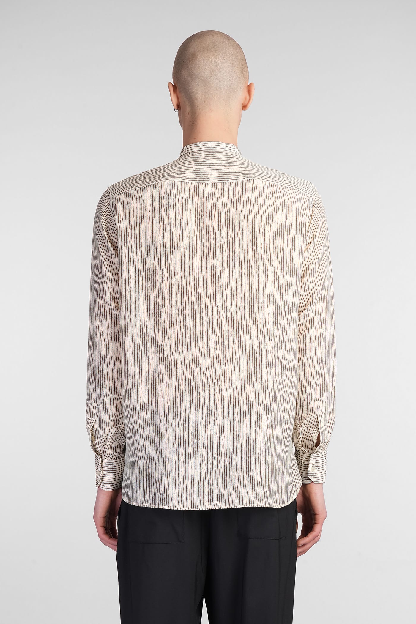 Laneus Shirt Man In Beige