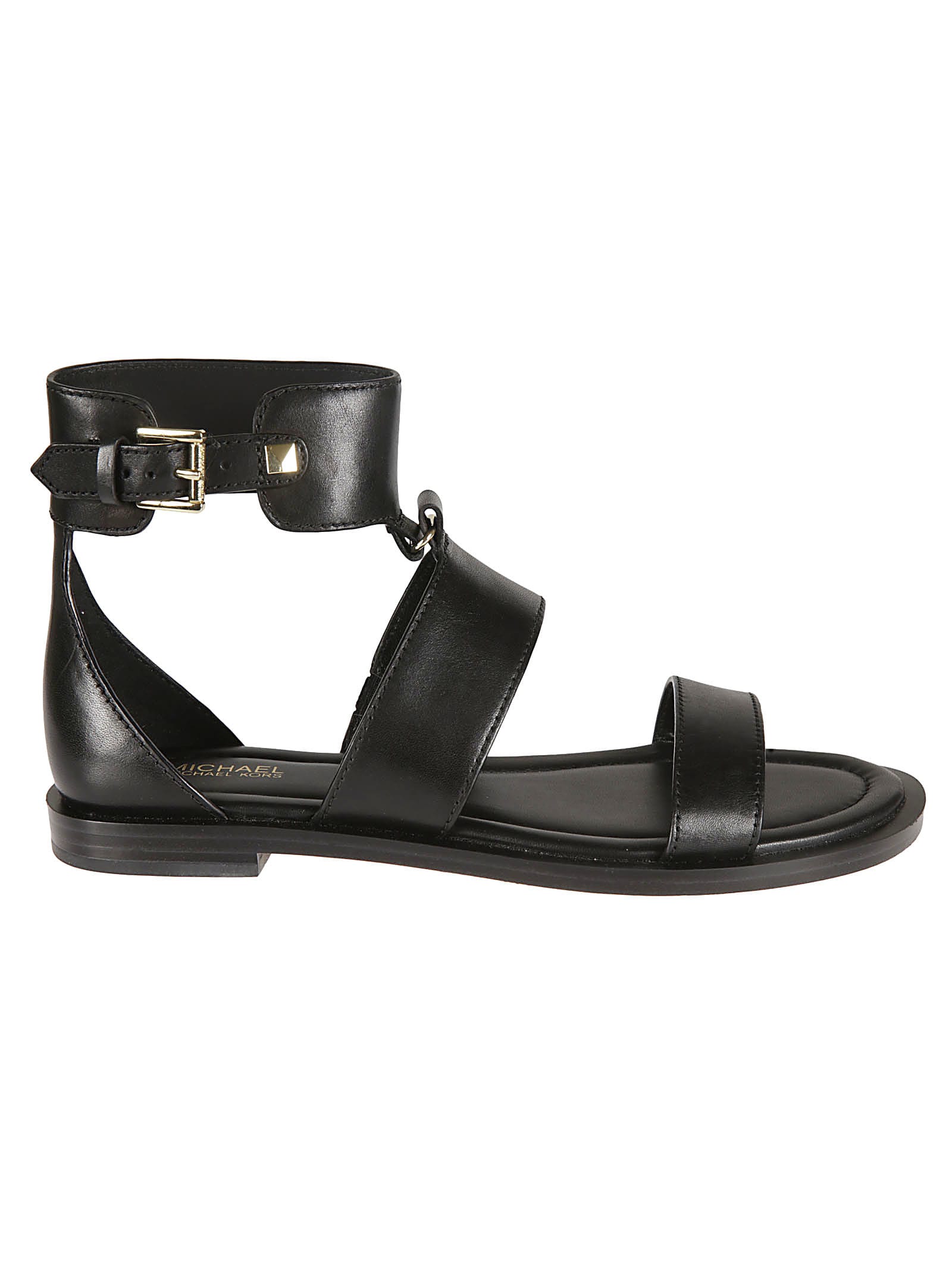Buy Michael Kors Amos Flat Sandals online, shop Michael Kors shoes with free shipping