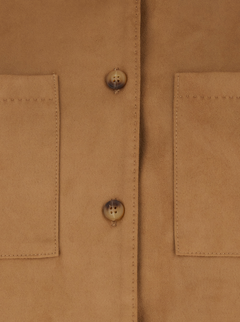 Urbancode Brown Shirt With Classic Collar In Tech Fabric Stretch Woman In Brown
