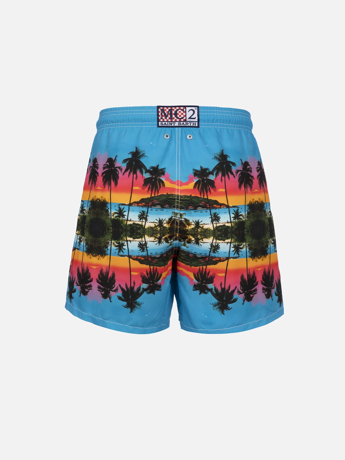 Mc2 Saint Barth Gustavia Red Eye Special Edition Swimsuit In Green