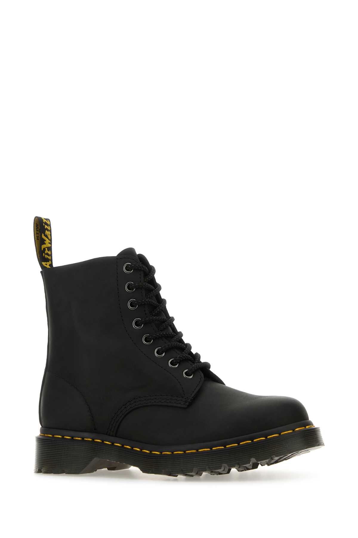 Shop Dr. Martens' Black Leather 1460 Ankle Boots In 1460pascalblac