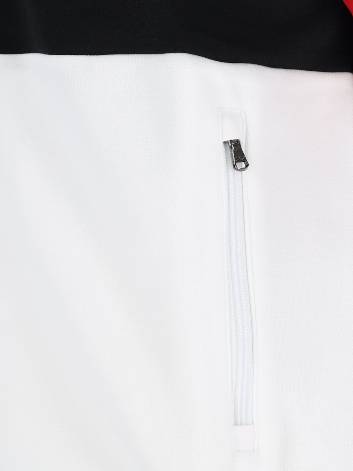 Polo Ralph Lauren Block Design High Collar Sweatshirt With Pockets
