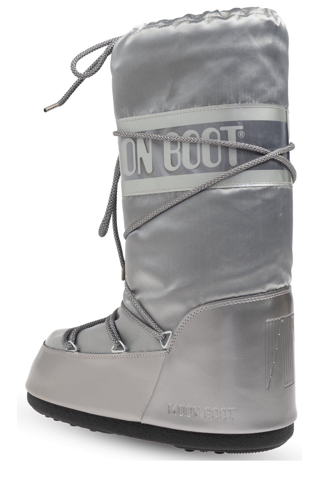 Shop Moon Boot Icon Glance Satin Lace-up Snow Boots