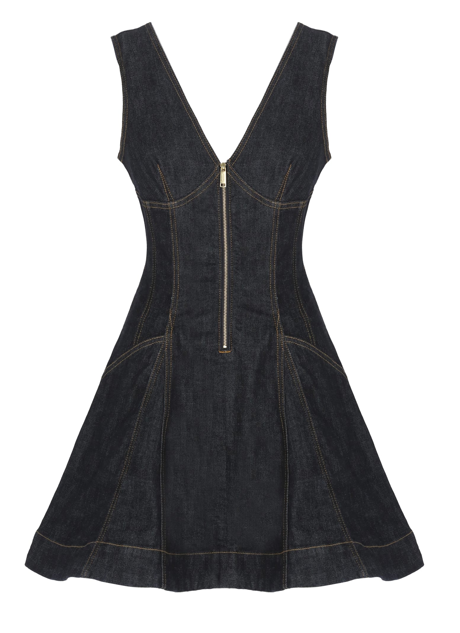 Indigo Denim Mini Dress