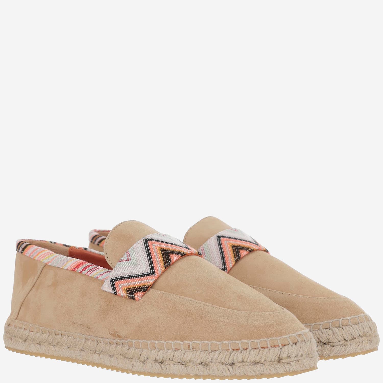 Missoni Viscose Blend Espadrilles With Zigzag Pattern