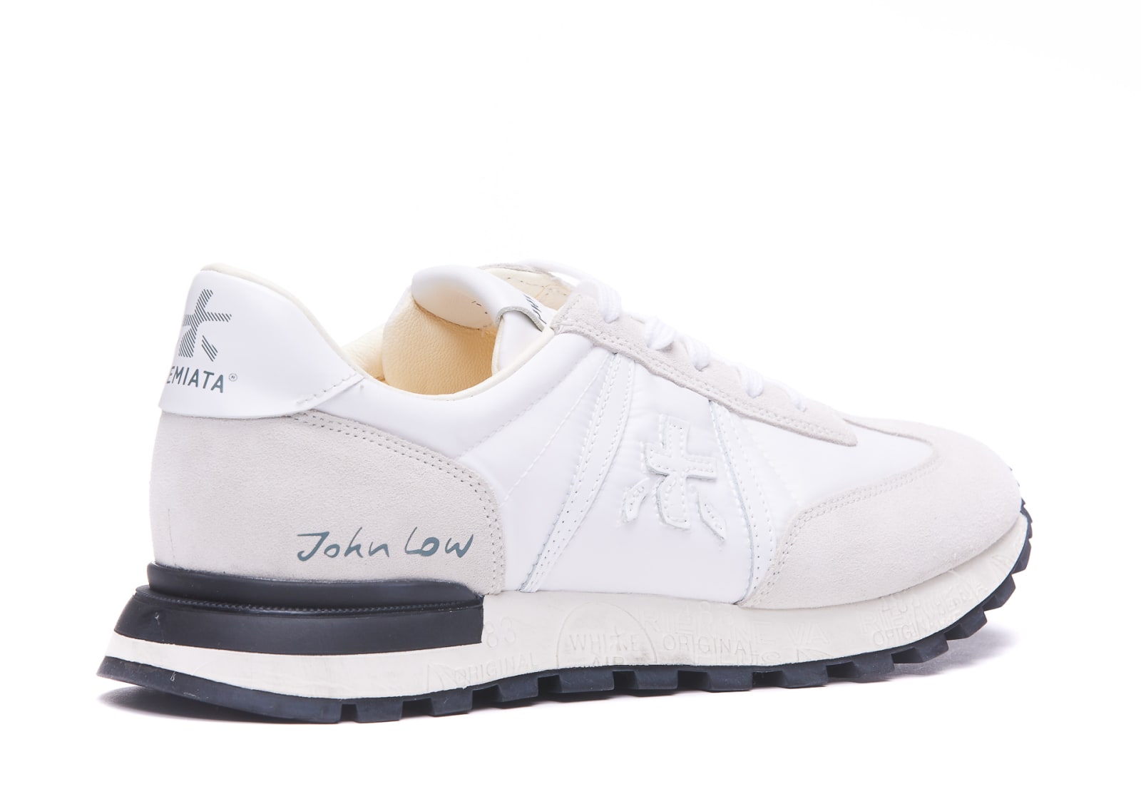 Shop Premiata Johnlow Sneakers In White