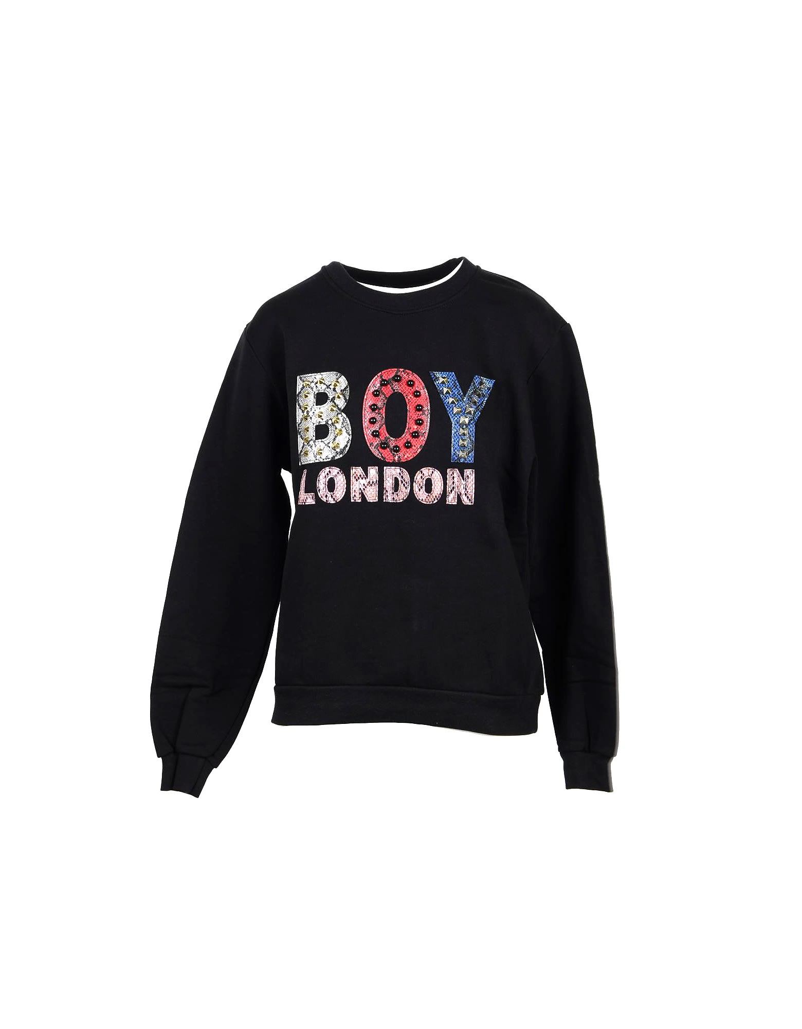 Boy London Black Cotton Womens Sweatshirt