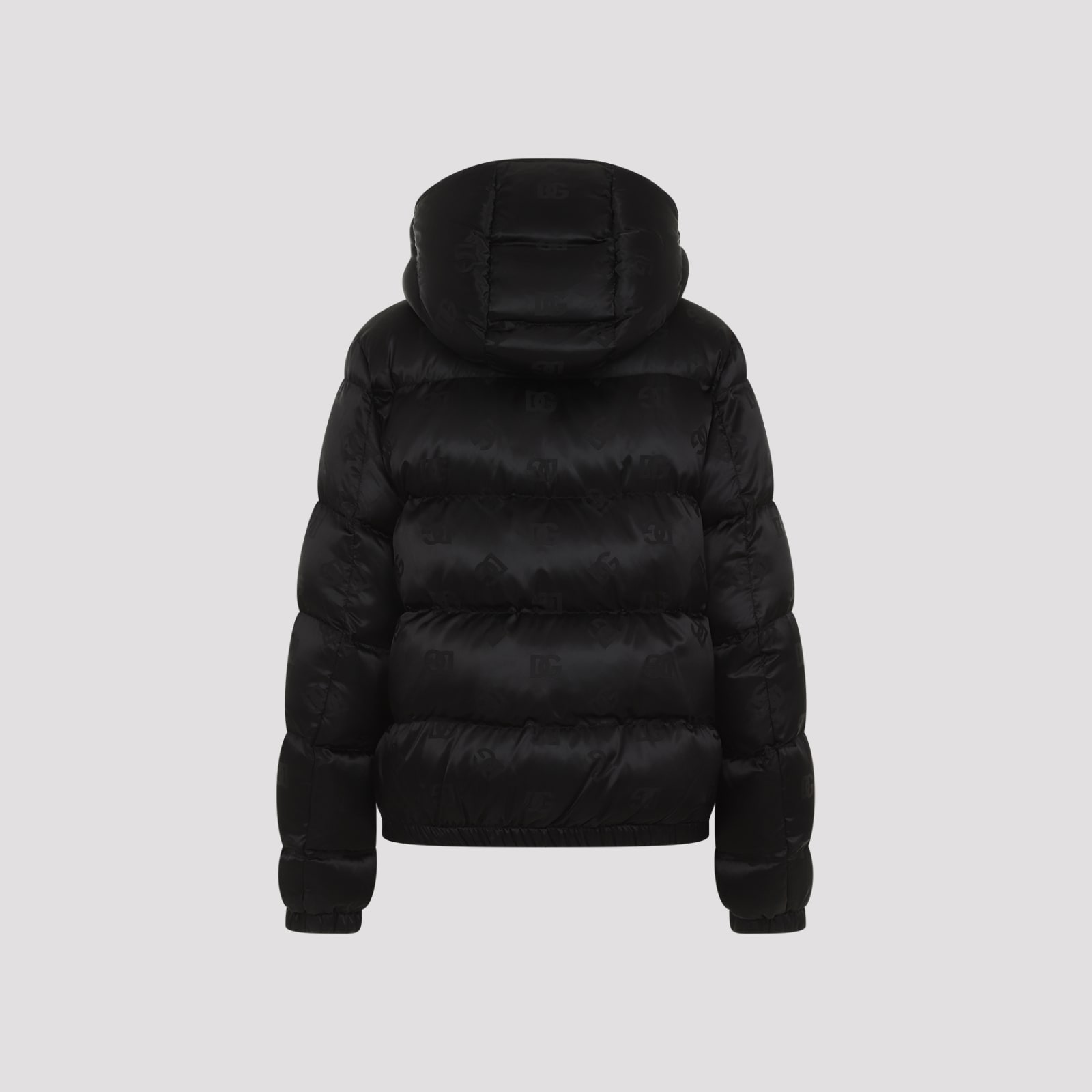 Shop Dolce & Gabbana Padded Jacket In Nero