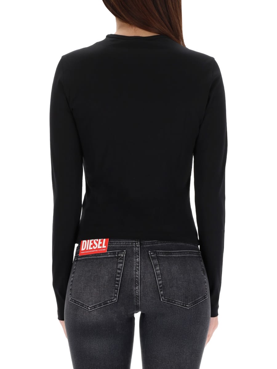Diesel T-shirt T-uncutie-long-ls-od In Multi