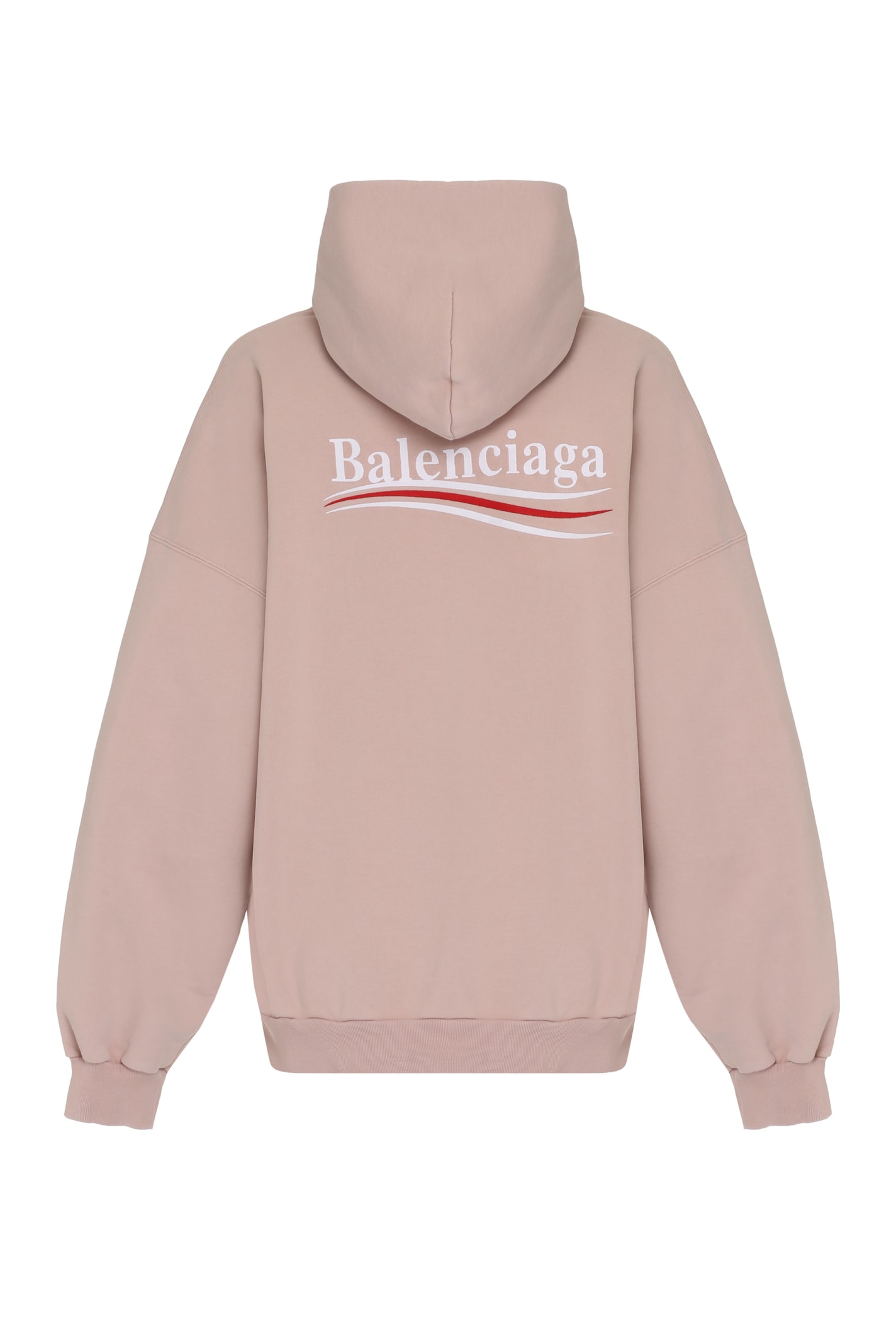 Shop Balenciaga Oversize Logo Print Sweatshirt