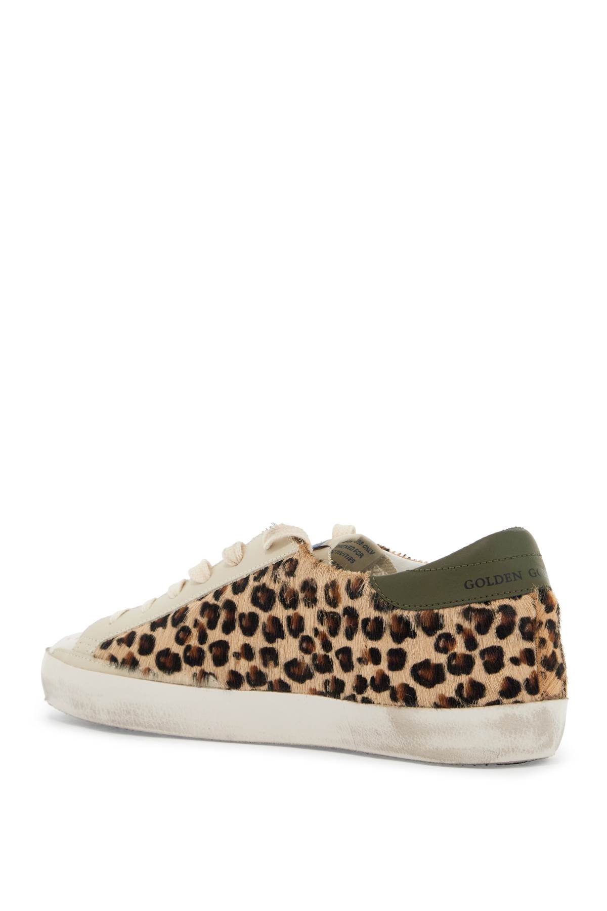 Shop Golden Goose Super-star Ltd Sneakers In Cav In Beige/brown/black/silver/olive (brown)