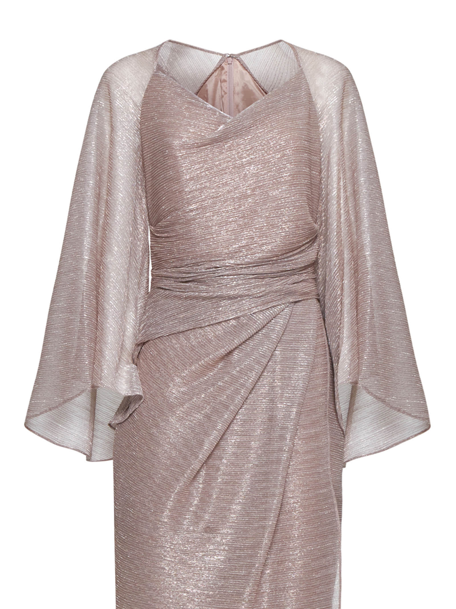 Shop Talbot Runhof Dress In Pink