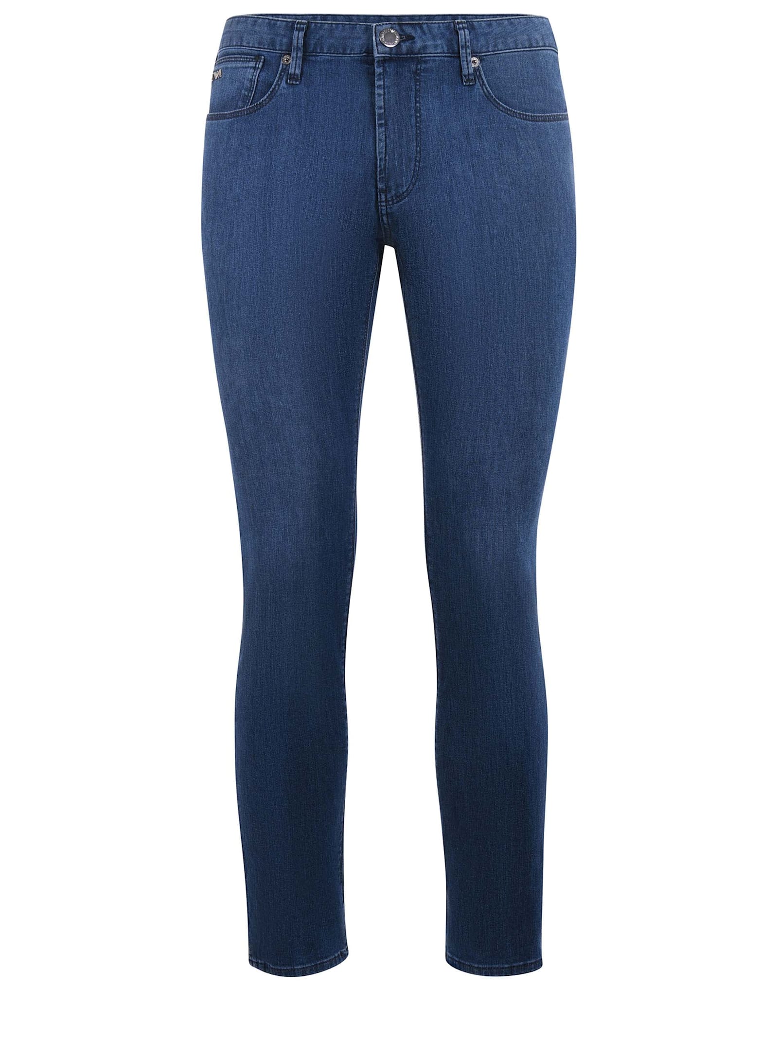 Emporio Armani Logo Plaque Slim-fit Jeans