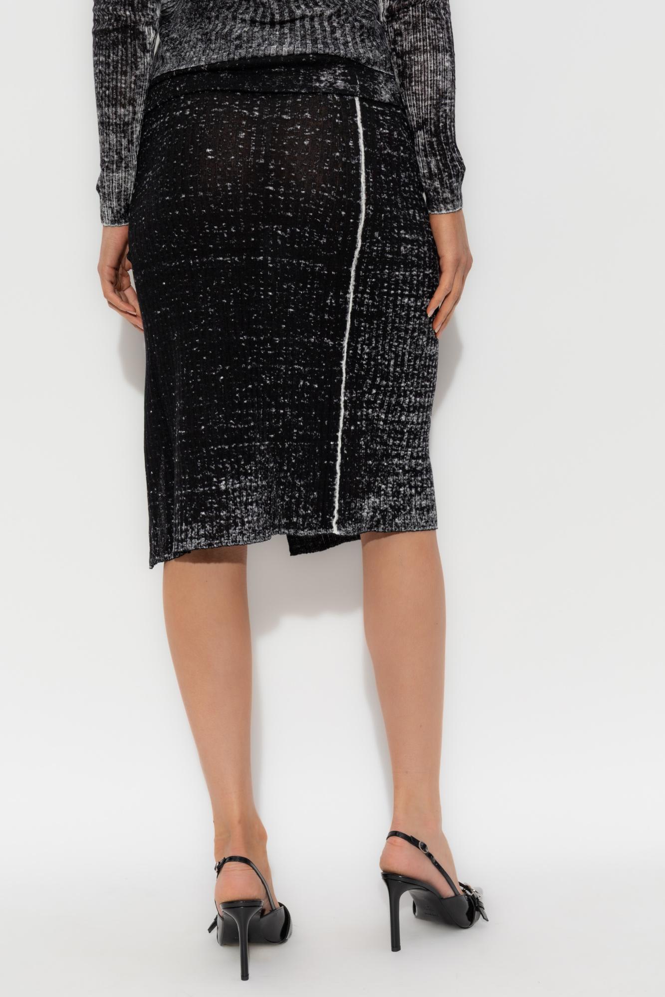 Diesel Skirt M-eganoid In Multi