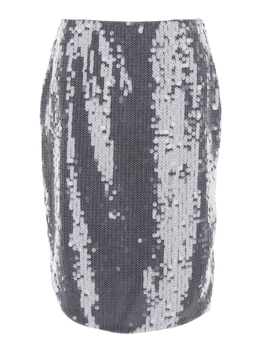 Net Sequin Midi Skirt