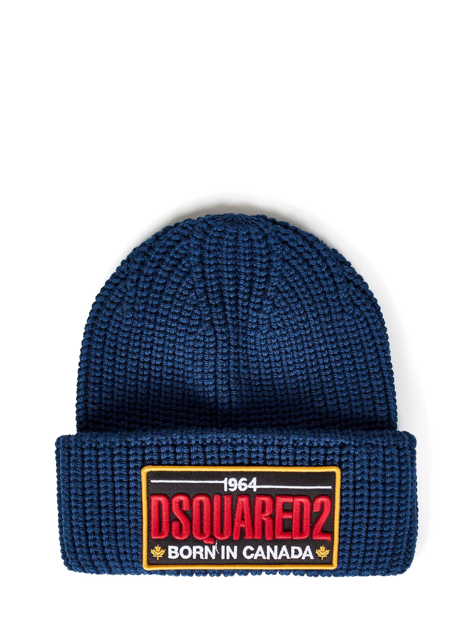 Shop Dsquared2 Hat In Blue