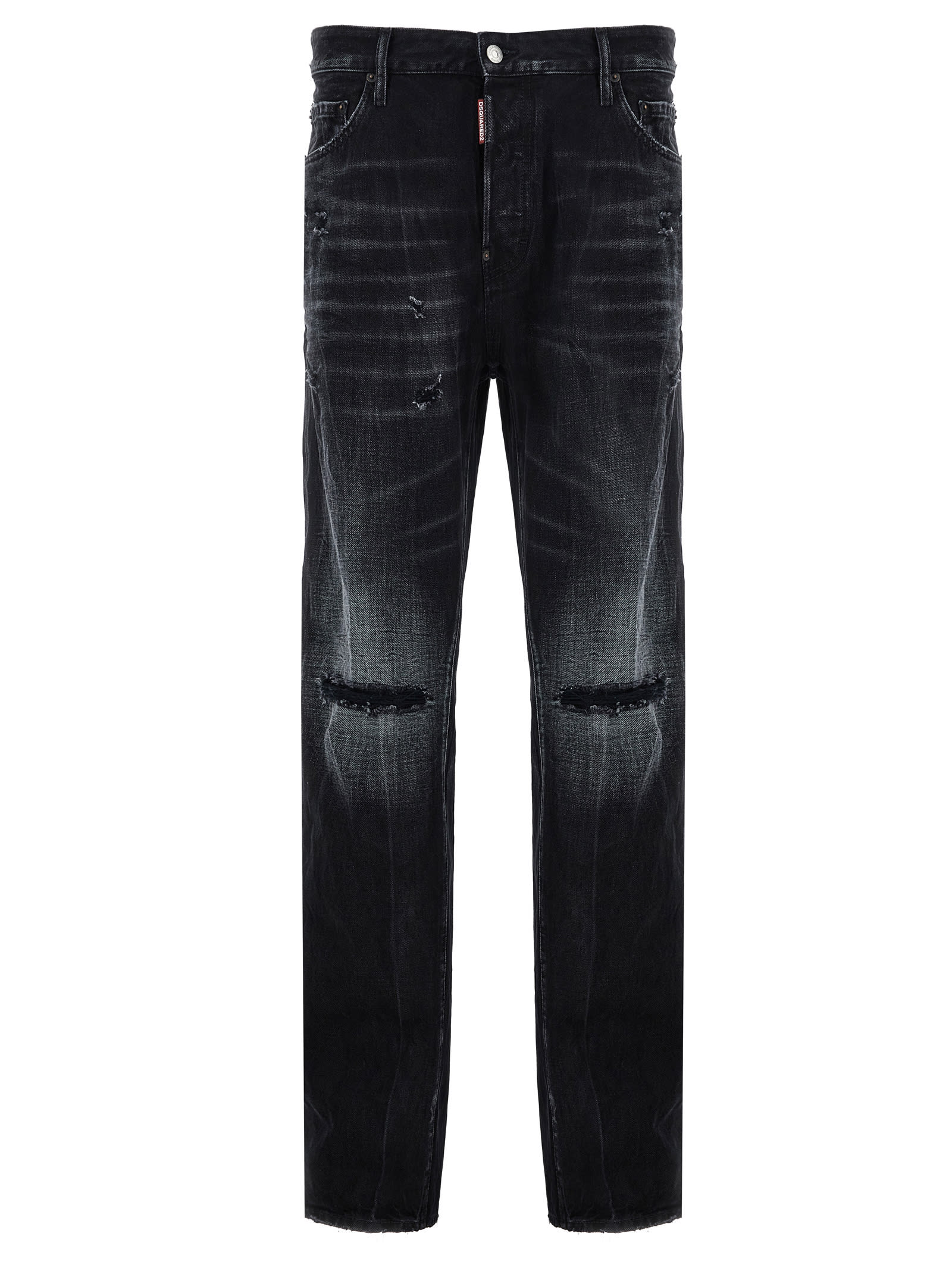 Shop Dsquared2 642 Jeans In Black