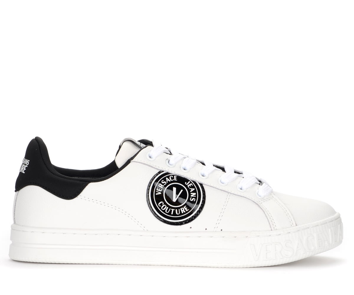 Versace Jeans Couture Court 88 Mens Sneaker In White Leather