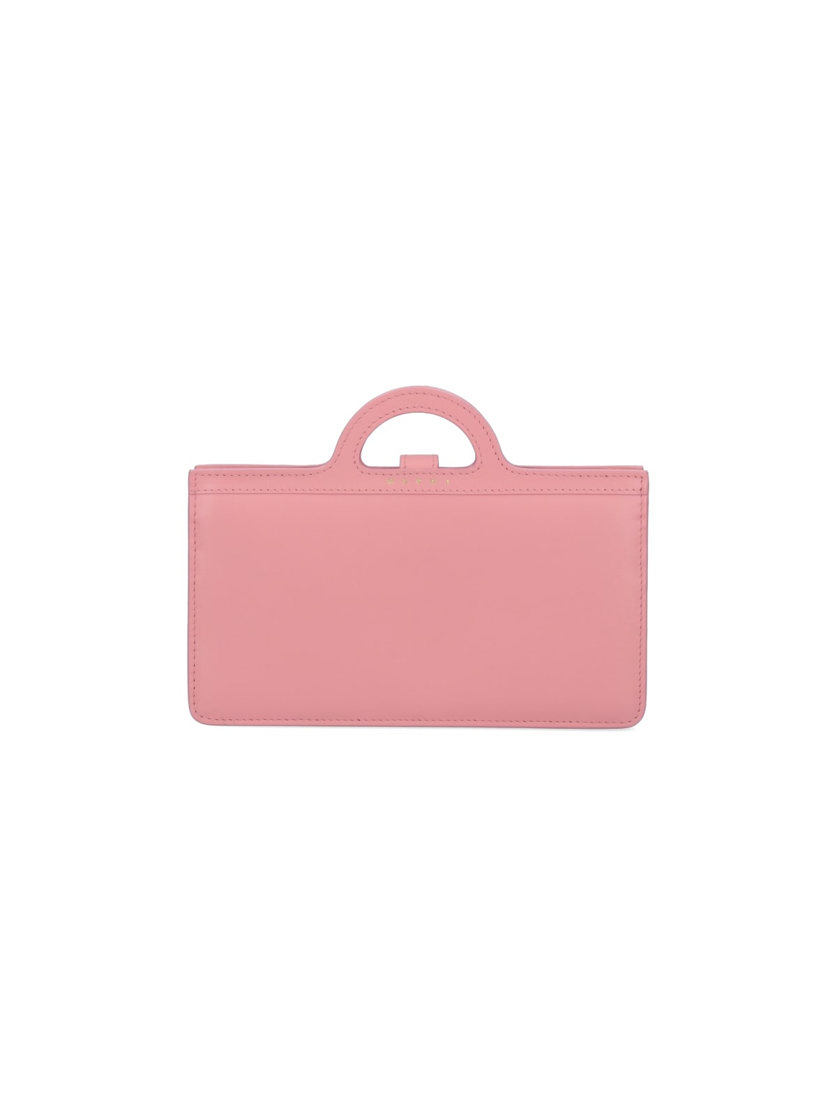 Shop Marni Crossbody Wallet In Pink