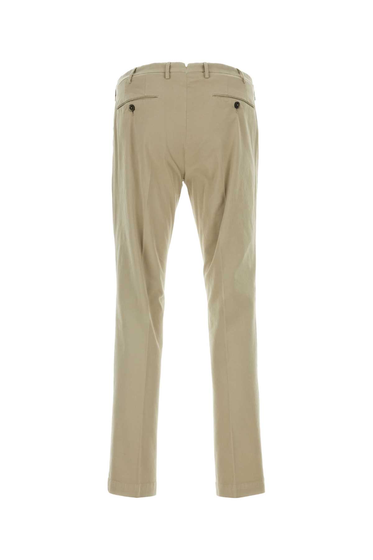 PT TORINO BEIGE STRETCH COTTON PANT 