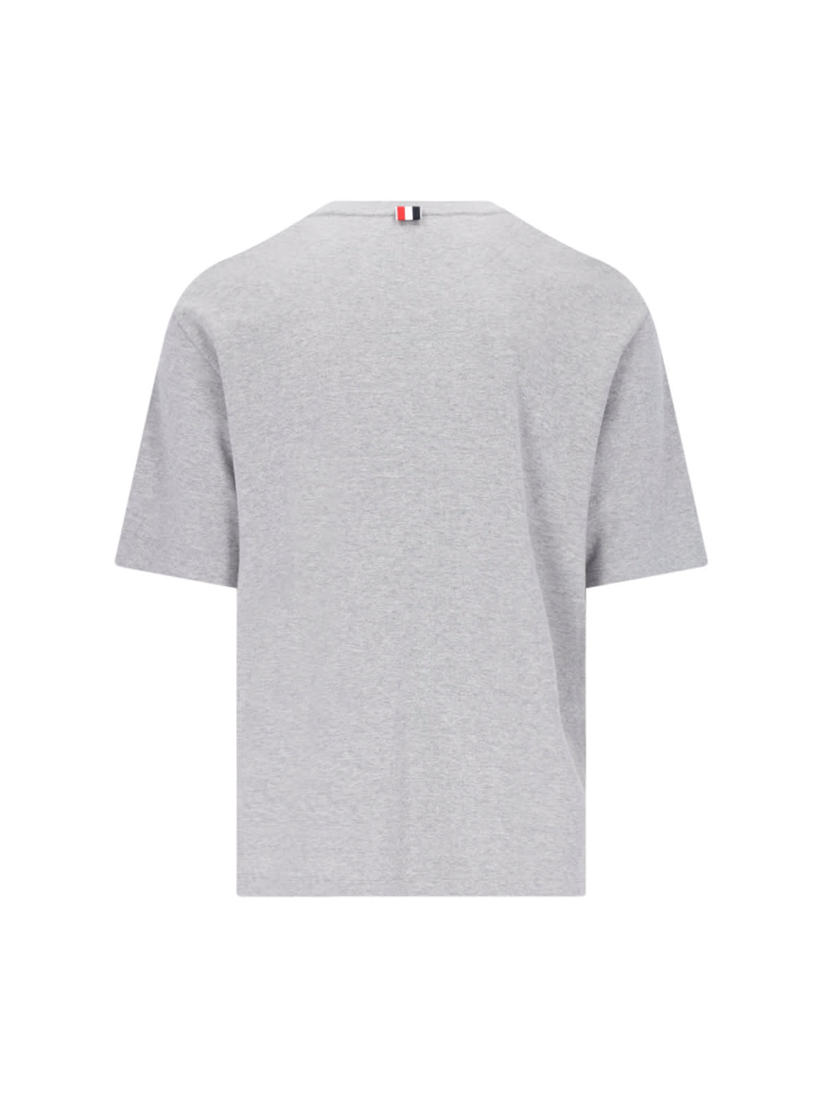 Shop Thom Browne Oversized T-shirt In Gray