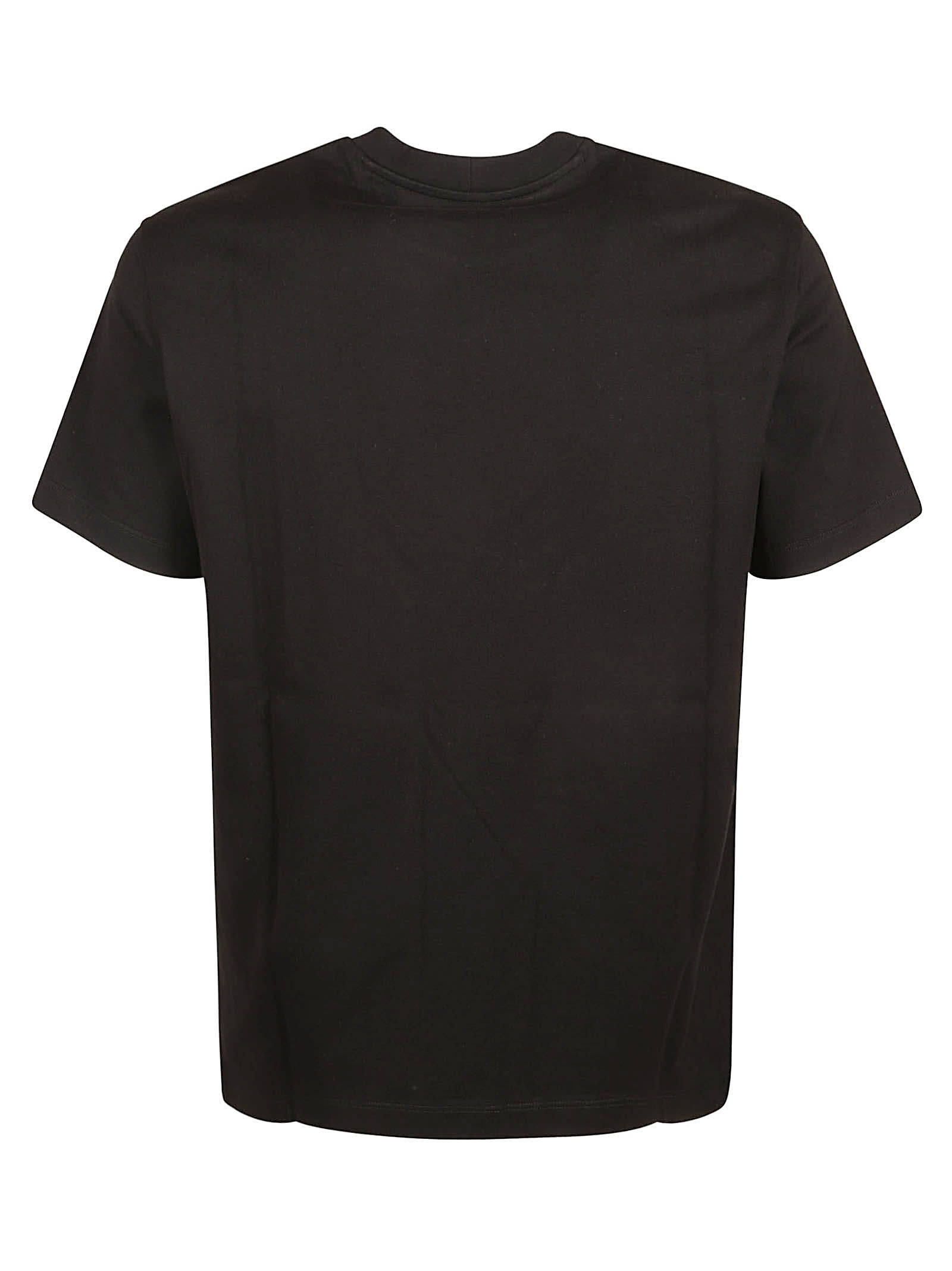 Shop Ferragamo Logo Patch T-shirt In Black