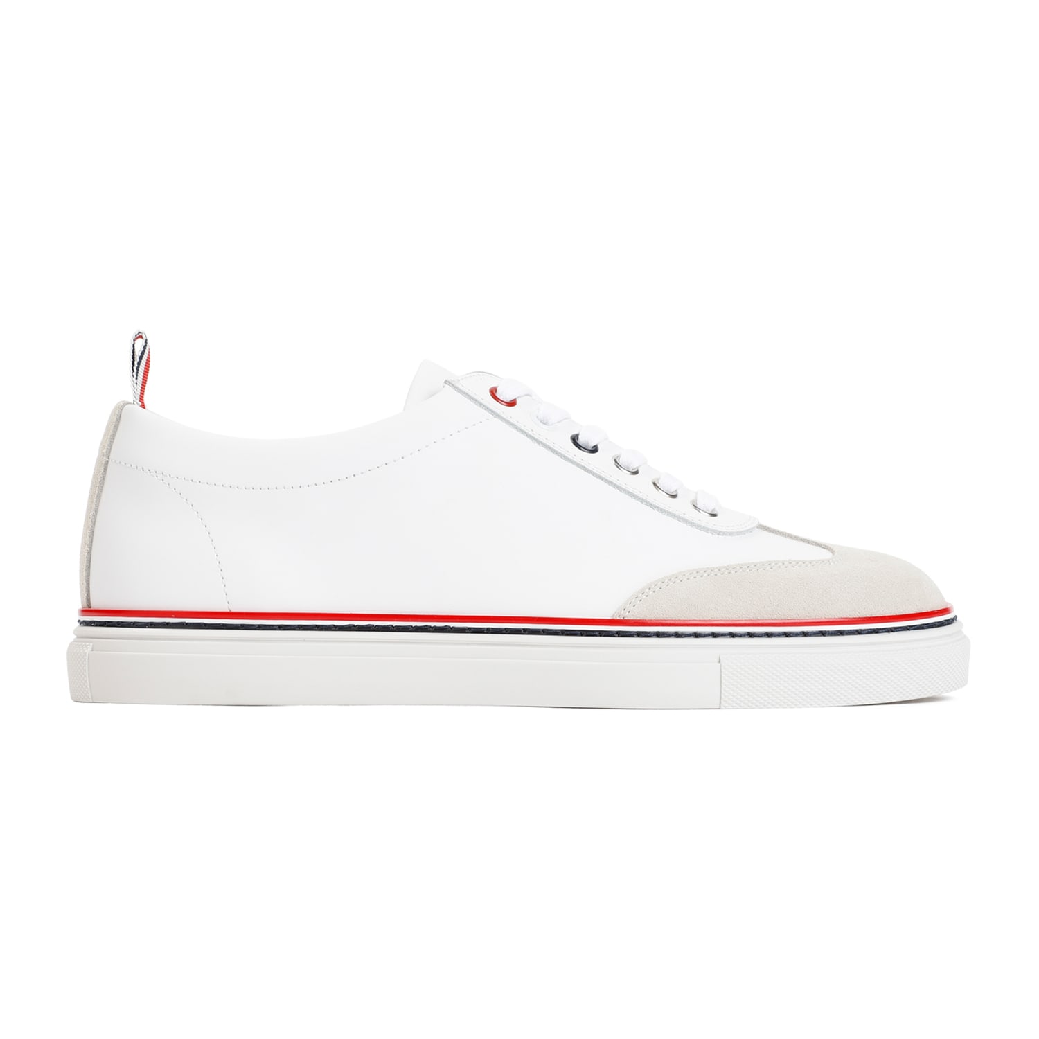 Shop Thom Browne Lo-top Trainer In White