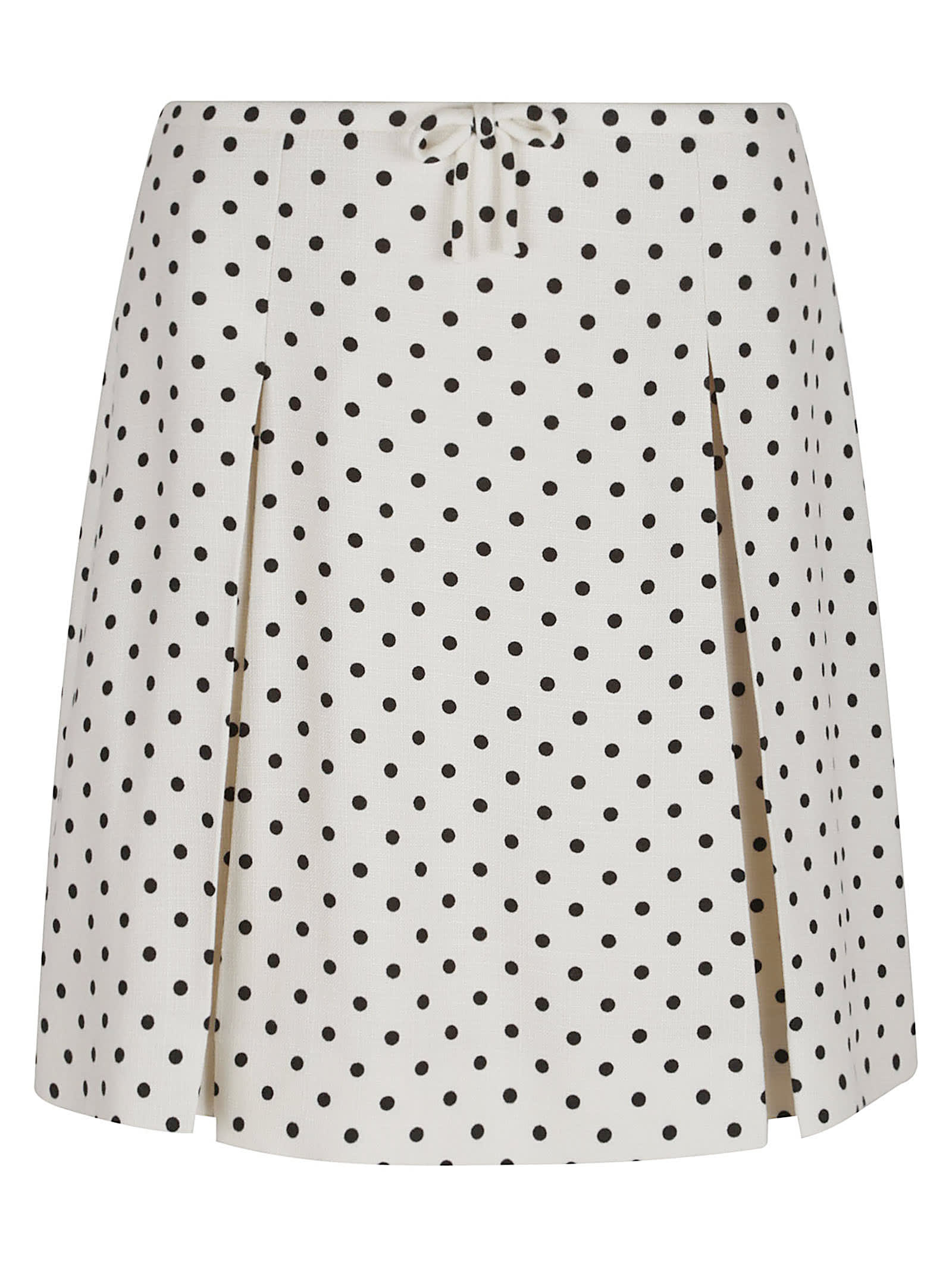 Shop Valentino Skirt Pattern Supergran Pois Medio Plusdepois In E Betulla Nero