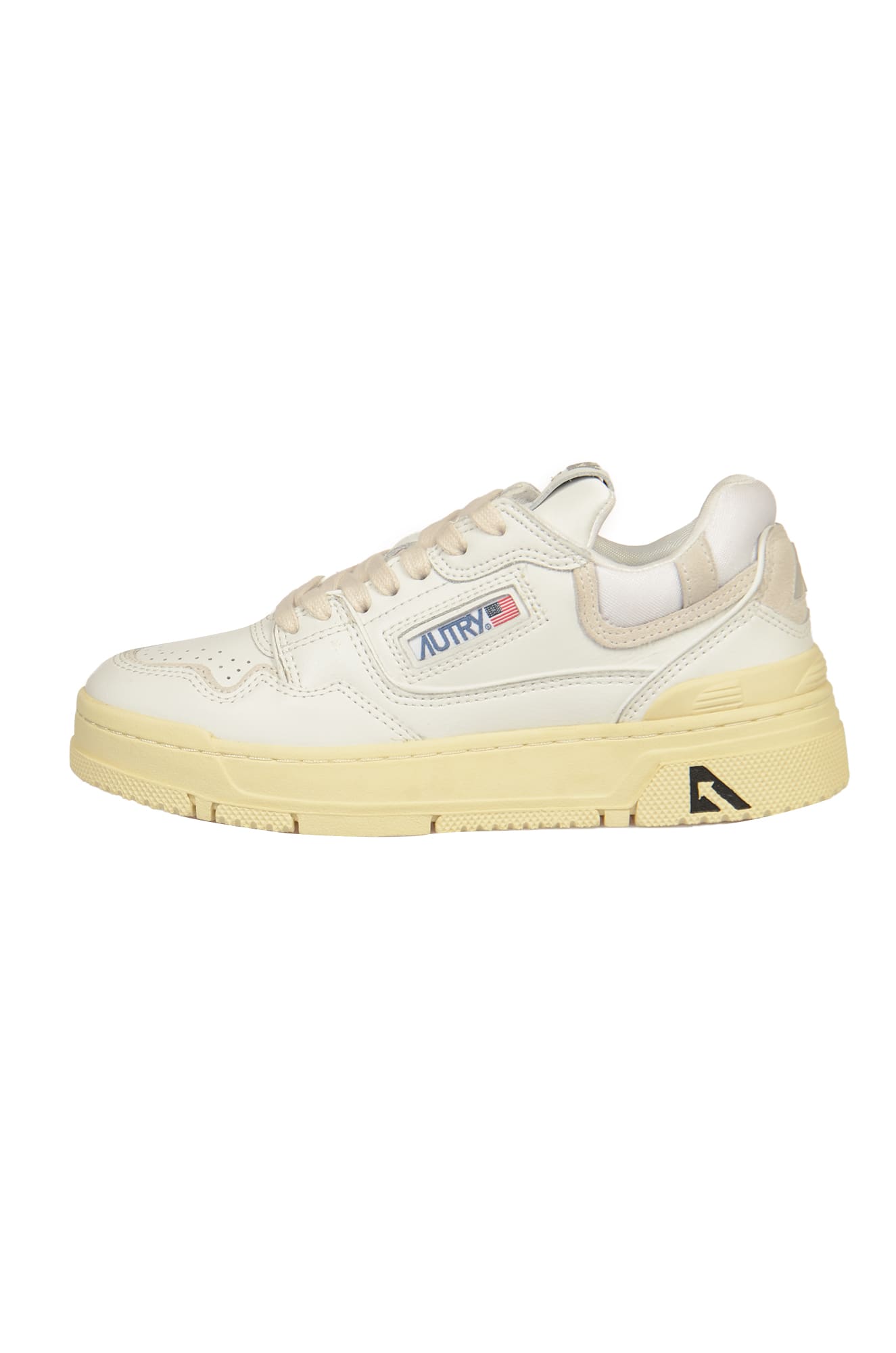 Shop Autry Clc Low Sneakers In Multicolor/white