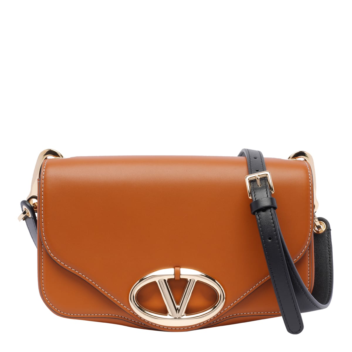 Shop Valentino Crossbody Bag Vlogo Signature In Brown