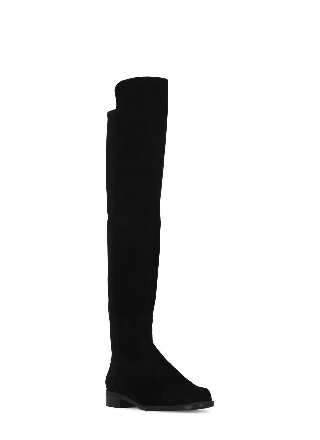 Shop Stuart Weitzman Suede Leather Boots In Black