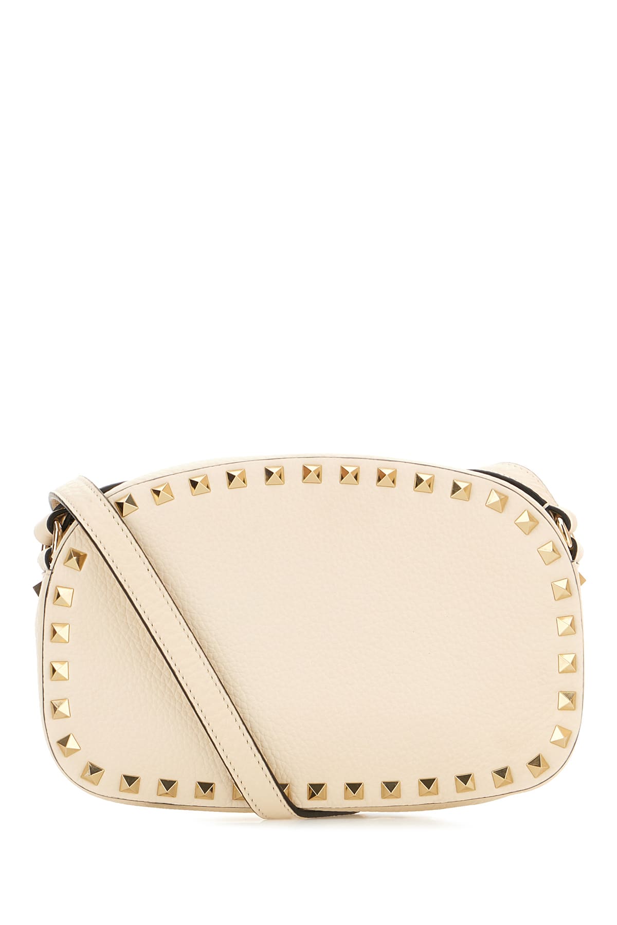 Valentino Ivory Leather Crossbody Bag In Neutral