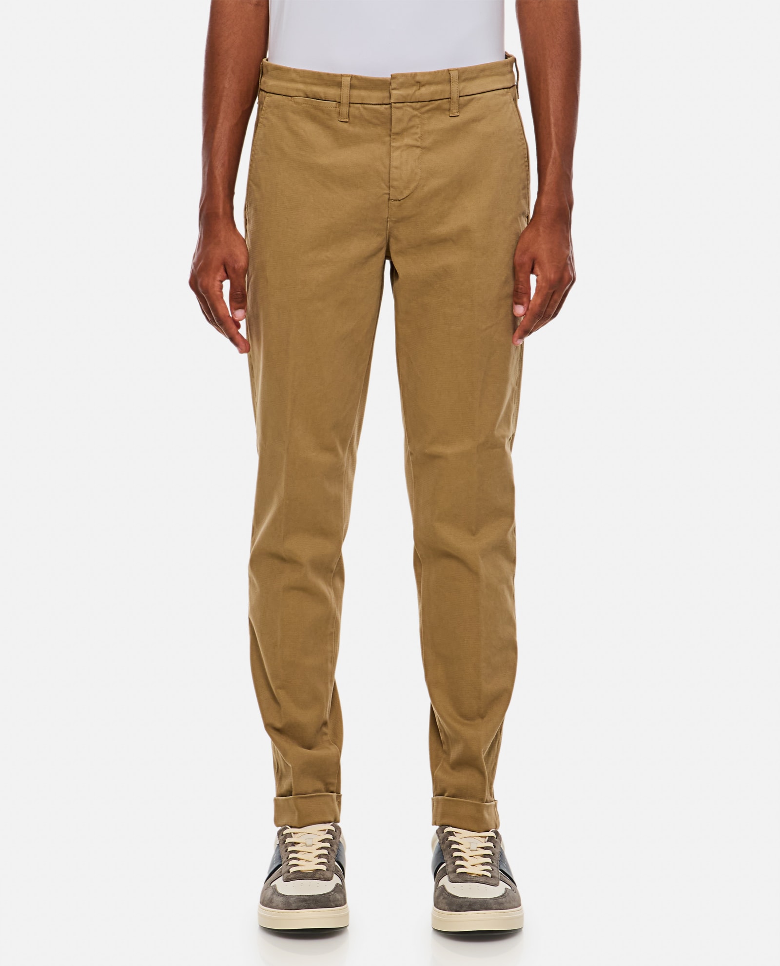 Fay Capri Pant In Beige