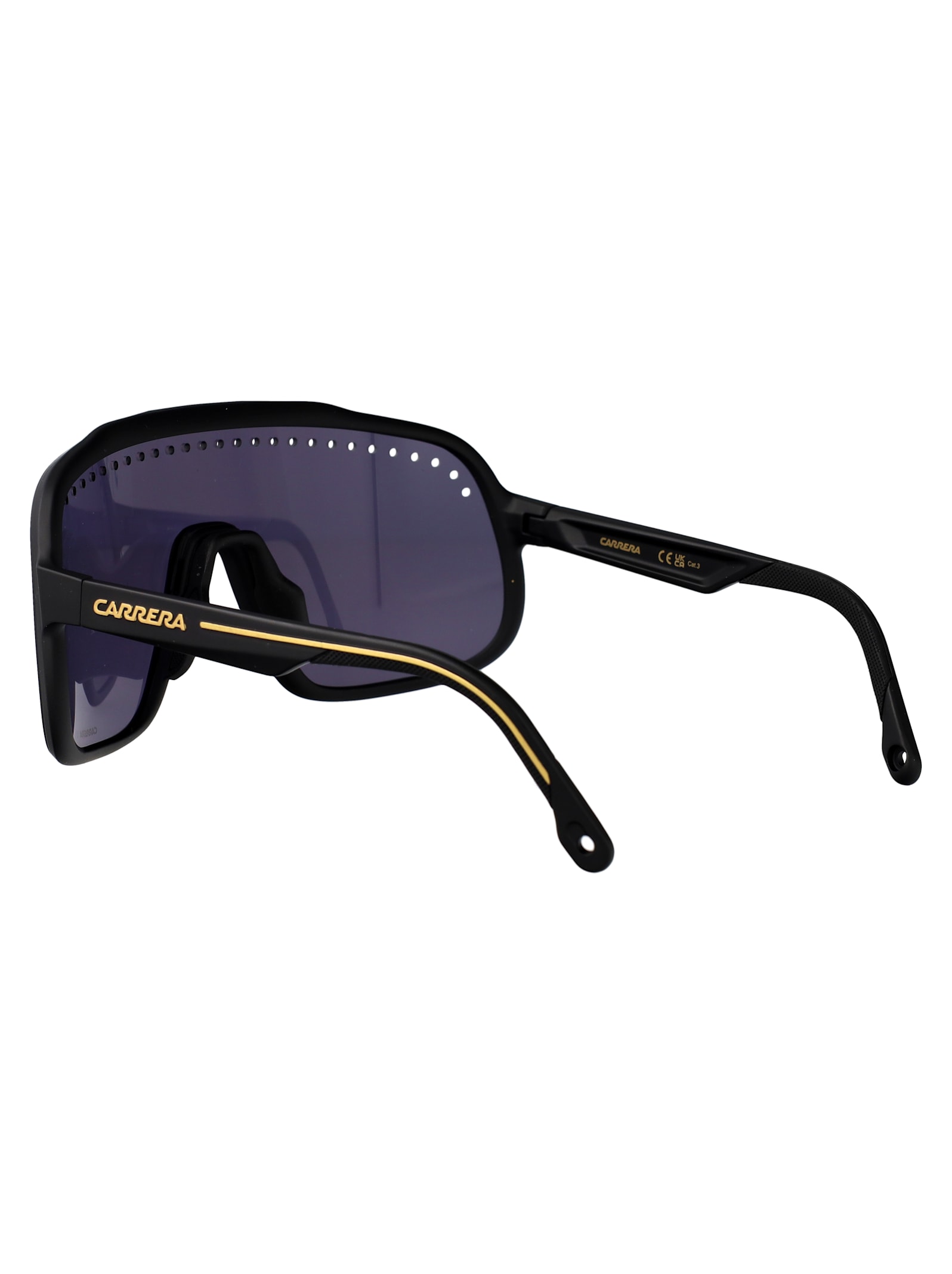 Carrera Matte Black Gold Injectate Sunglasses In Purple