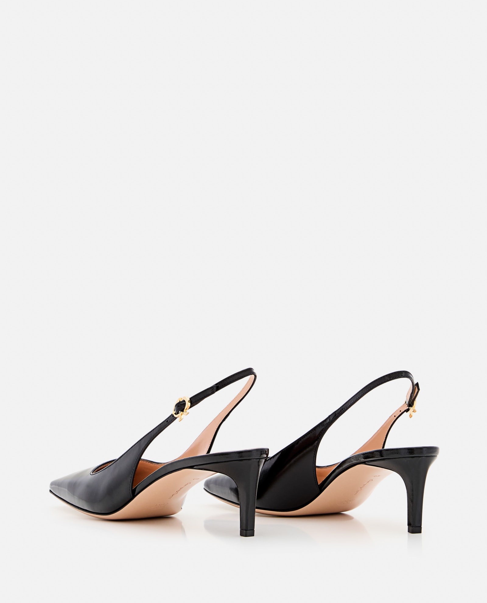 Gianvito Rossi Nuit Heel Sling-back In Black
