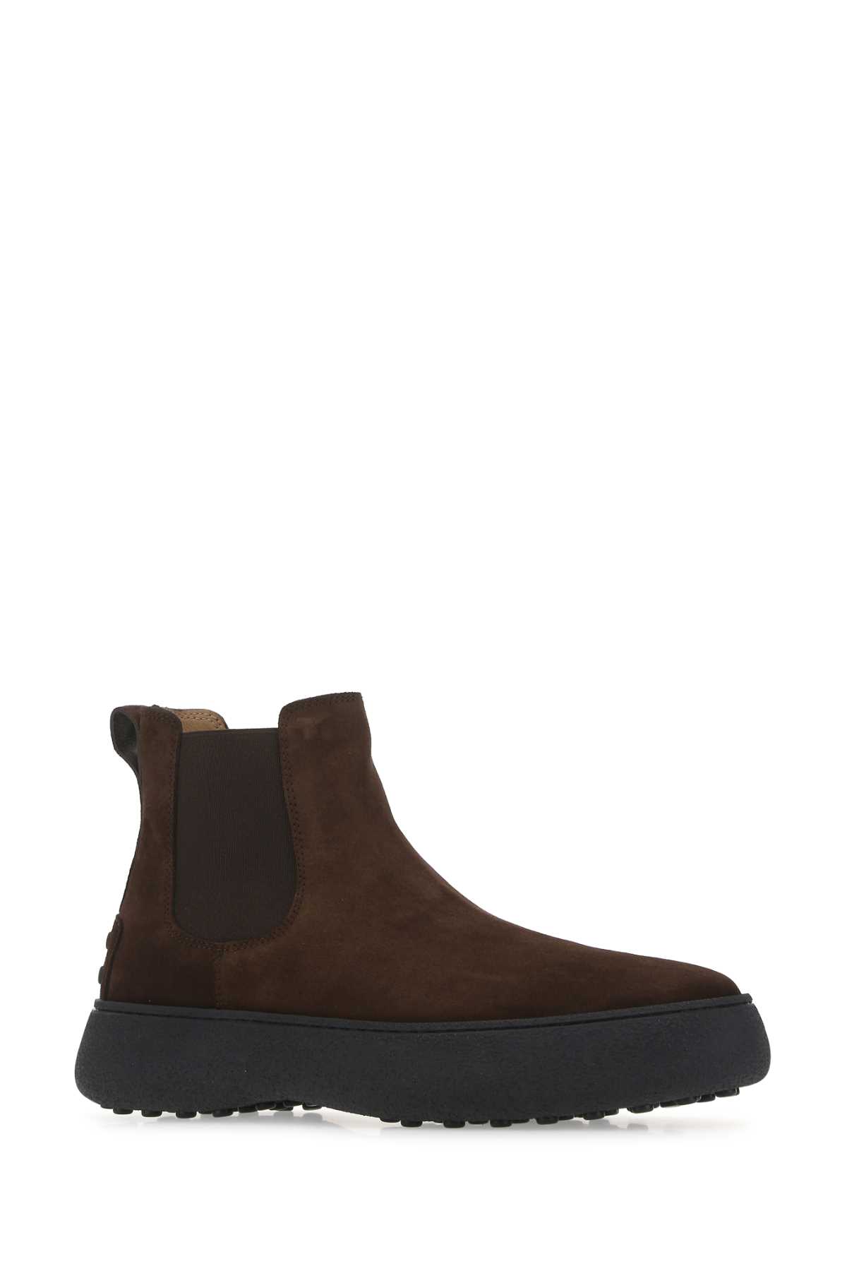 Tod's Chocolate Suede Ankle Boots In S611
