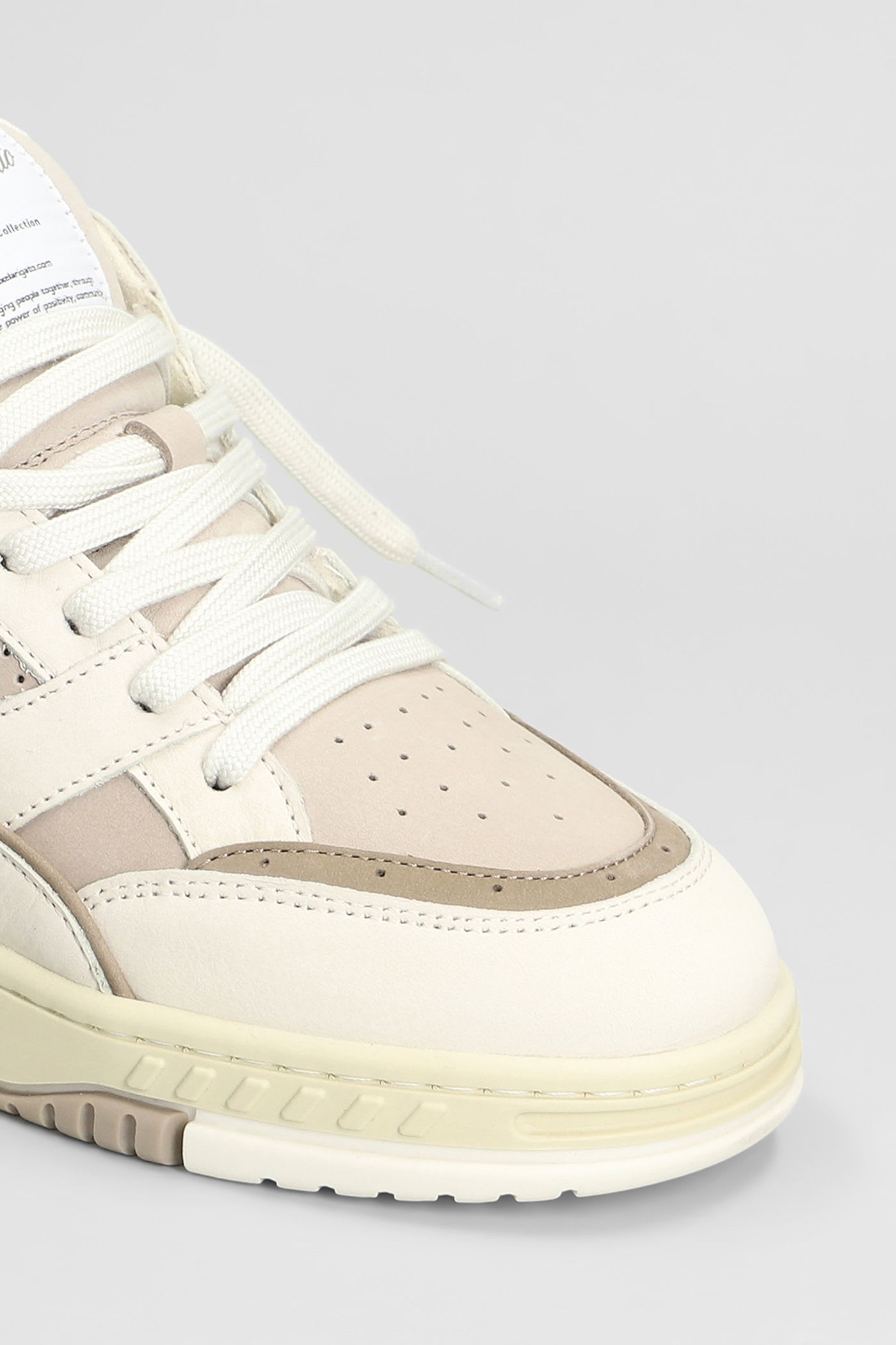 Axel Arigato Area Lo Sneaker Sneakers In Taupe Leather In Brown