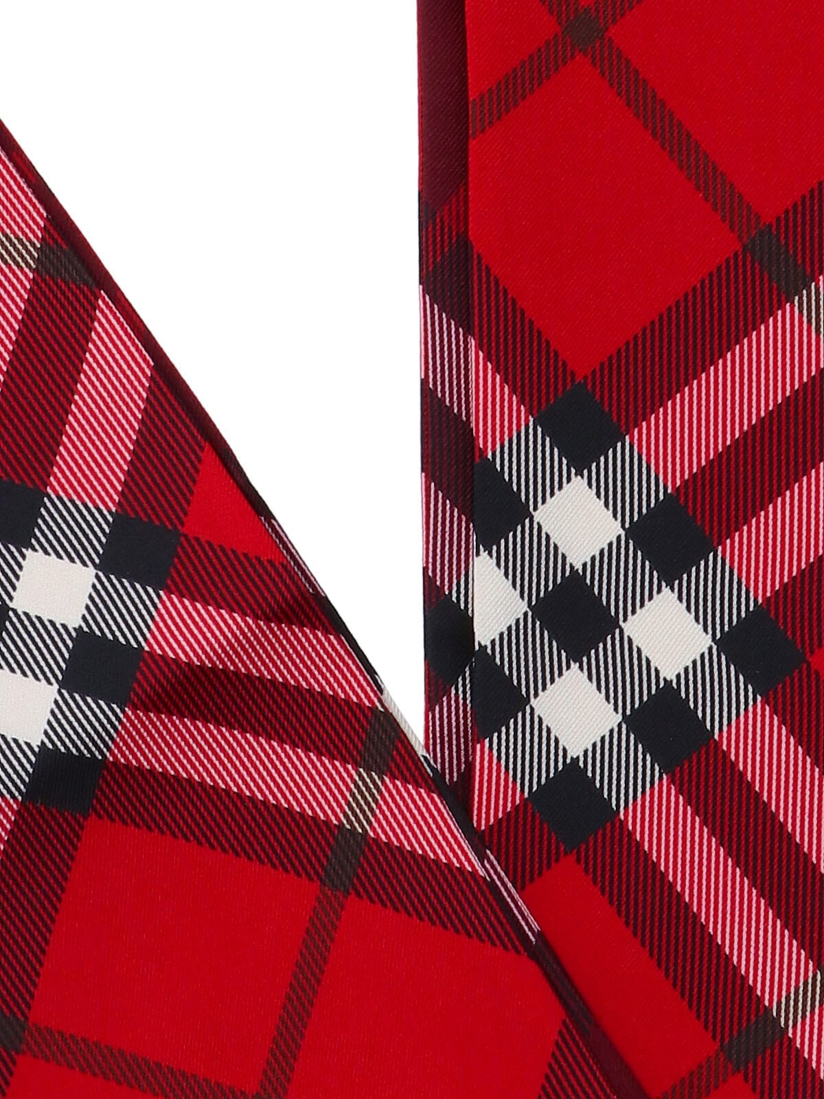 Burberry 'check' Scarf In Red