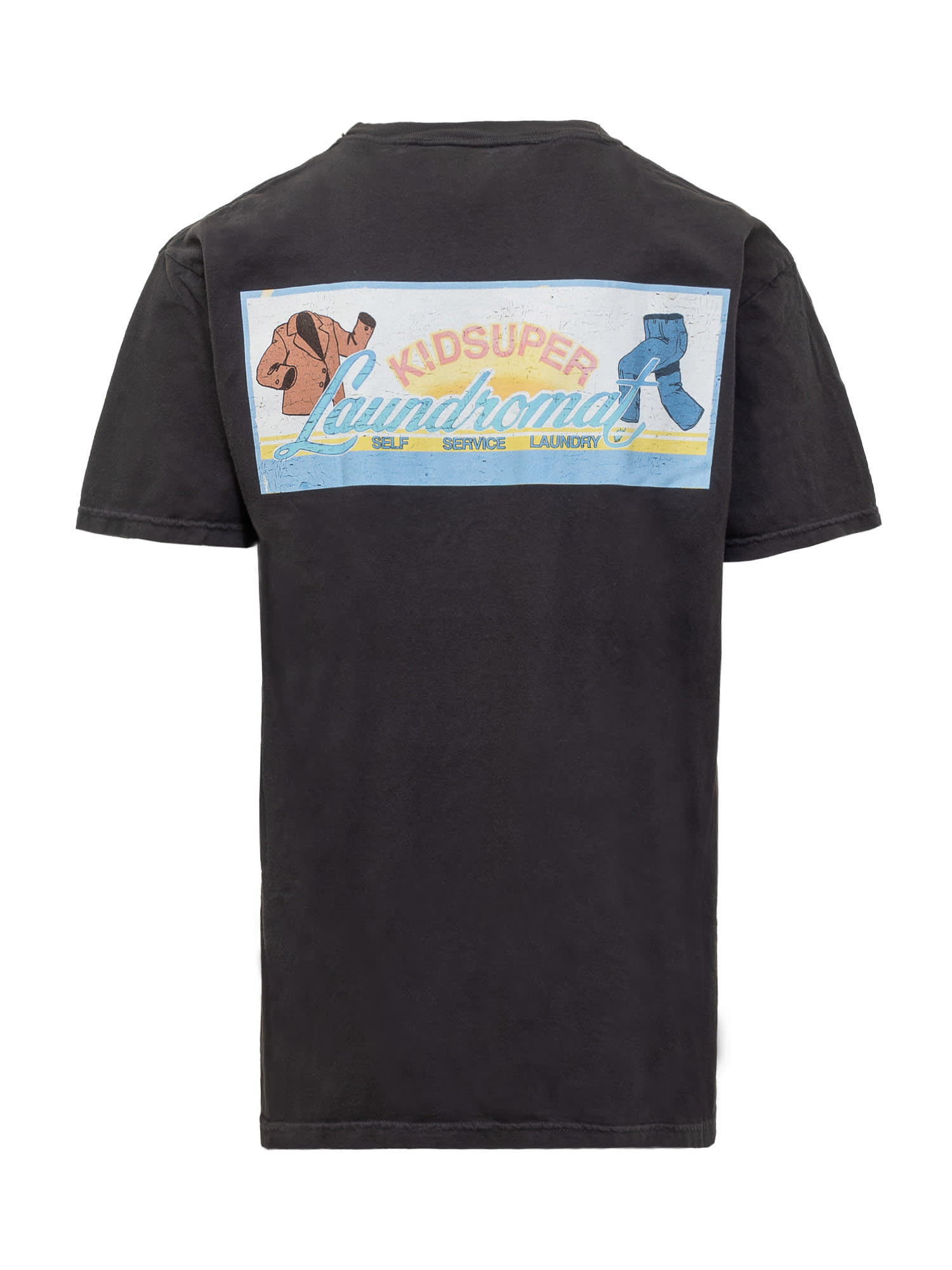 Shop Kidsuper Laundromat T-shirt In Black