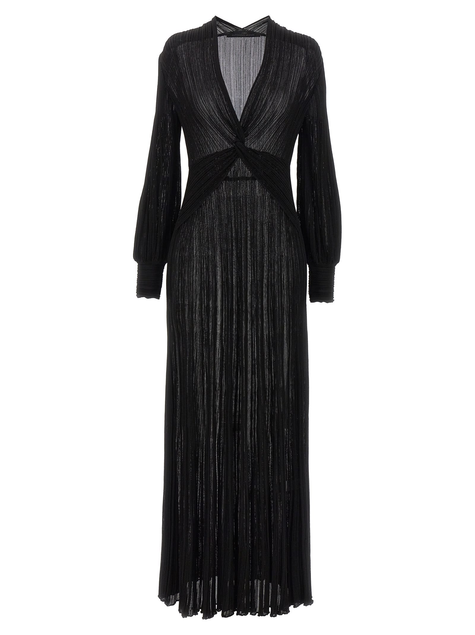 Shop Antonino Valenti Noemi Dress In Black