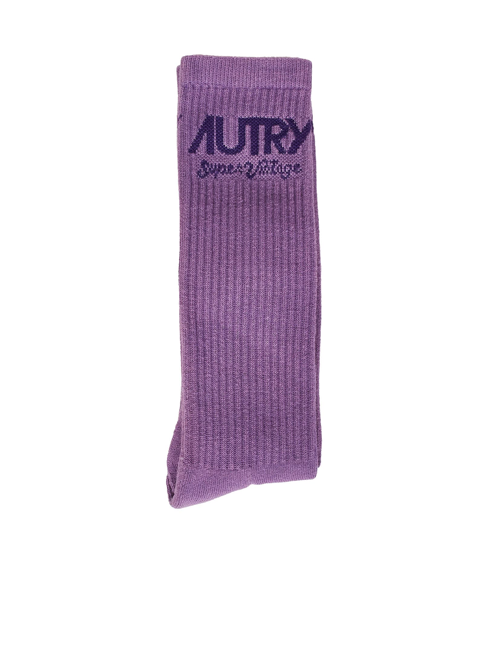 Shop Autry Supervintage Socks In Lilac